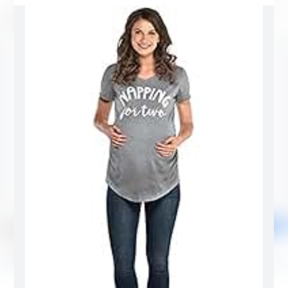 Gray Maternity T-Shirt